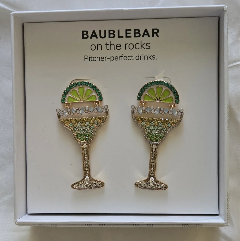 BaubleBar Cocktail Earrings Set- New In Boxes - Picture 2 of 7